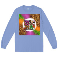 Colony Blue halloween cow mama Long Sleeve Tee - LillyAllenDesigns
