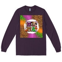 Plum halloween cow mama Long Sleeve Tee - LillyAllenDesigns