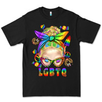 Black LGBTQ+ Messy Bun With Snacks Premium Tee - BundleAndBundleShop