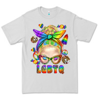 Dove Grey LGBTQ+ Messy Bun With Snacks Premium Tee - BundleAndBundleShop