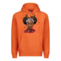 Carrot christmas african girl Premium Hoodie - BarkalooDesign