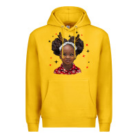 Lemon christmas african girl Premium Hoodie - BarkalooDesign