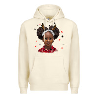 Sandshell christmas african girl Premium Hoodie - BarkalooDesign