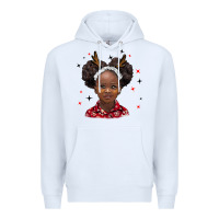 White christmas african girl Premium Hoodie - BarkalooDesign