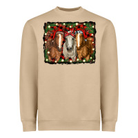 Mushroom Christmas horses Heavyweight Sweatshirt - RanaPortraitStore