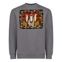 Storm Christmas horses Heavyweight Sweatshirt - RanaPortraitStore