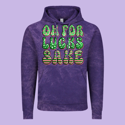 Oh For Lucks Sake St Patricks Vintage Hoodie Designed By Artiststas