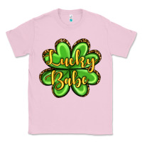 Bubblegum Pink St. Patrick's Lucky babe Classic Tee - OliviaCreatesArt