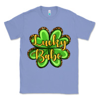 Colony Blue St. Patrick's Lucky babe Classic Tee - OliviaCreatesArt