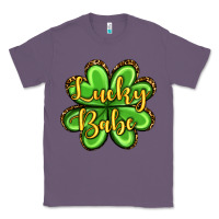 Lavender St. Patrick's Lucky babe Classic Tee - OliviaCreatesArt