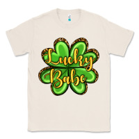 Natural St. Patrick's Lucky babe Classic Tee - OliviaCreatesArt