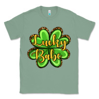 Sage St. Patrick's Lucky babe Classic Tee - OliviaCreatesArt