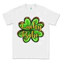 White St. Patrick's Lucky babe Classic Tee - OliviaCreatesArt