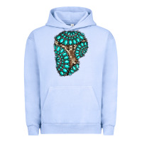 Pigment Grape Ice gemstone cowhide patches Urban Hoodie - RanaPortraitStore
