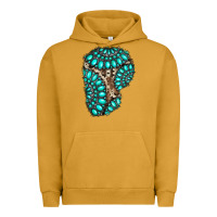 Pigment Peanut Butter gemstone cowhide patches Urban Hoodie - RanaPortraitStore