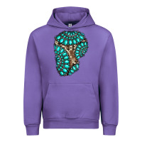Tulip gemstone cowhide patches Urban Hoodie - RanaPortraitStore