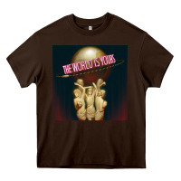 Chocolate Brown The World Is Yours Jeremiah Da Profit Heavy Core Tee - baoMotion
