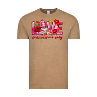 Vintage Coffee Love Valentines Day Gnome Vintage Tee - CowhideDigitalArt