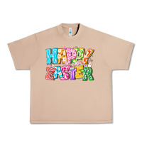 Burro Happy Easter Urban Heavy Tee - CowhideDigitalArt