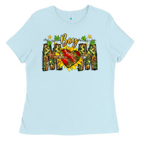 Baby Blue boy mom Ladies Tee - CowhideDigitalArt