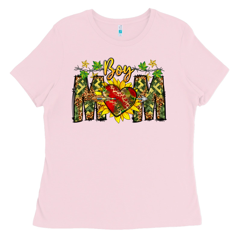 Boy Mom Ladies Tee by CowhideDigitalArt | Teevron