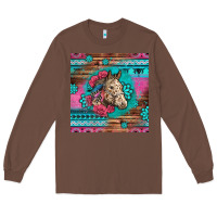 Chestnut floral horse Long Sleeve Tee - LillyAllenDesigns
