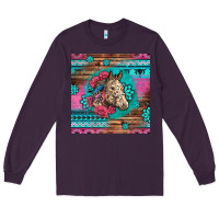 Plum floral horse Long Sleeve Tee - LillyAllenDesigns