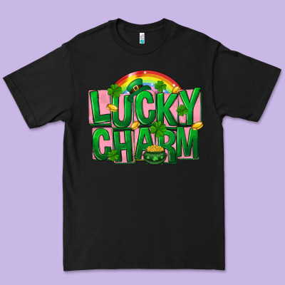 St Patricks Lucky Charm Premium Tee Designed By Fadigitalartstudio