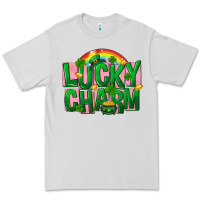 Dove Grey St Patricks Lucky Charm Premium Tee - FaDigitalArtStudio