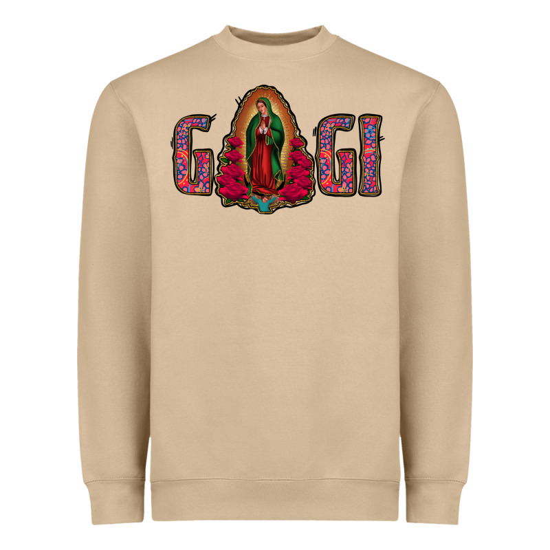 Gigi Lady Of Guadalupe Heavyweight Sweatshirt by Jasminsmagicworld | Teevron