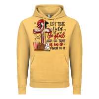 Vintage Mustard let the field be joyful and all that is in it Vintage Hoodie - Artiststas