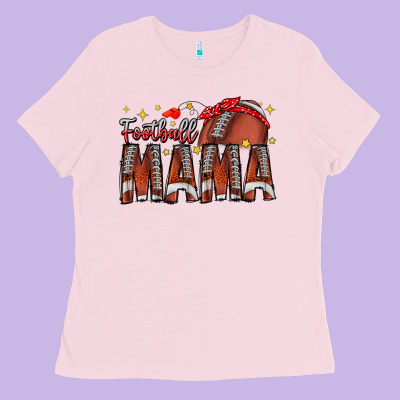 Football Mama Ladies Tee Designed By Cowhidedigitalart