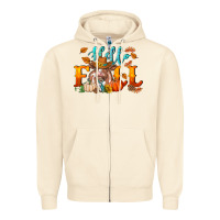Sandshell hello fall heifer cow Zipper Hoodie - RanaPortraitStore