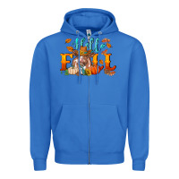 True Royal hello fall heifer cow Zipper Hoodie - RanaPortraitStore