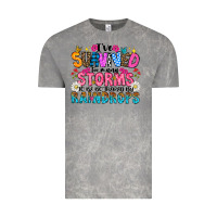 Cloud Rock ive survived too many storms to be thered by raind Vintage Tee - CowhideDigitalArt