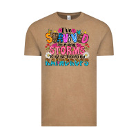 Vintage Coffee ive survived too many storms to be thered by raind Vintage Tee - CowhideDigitalArt