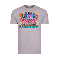 Vintage Zinc ive survived too many storms to be thered by raind Vintage Tee - CowhideDigitalArt