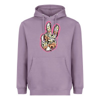 Lavender Jack Russel Peace Sign Heavyweight Hoodie - Jasminsmagicworld