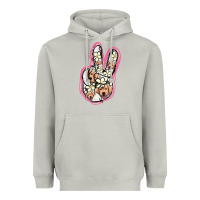 Moon Dust Jack Russel Peace Sign Heavyweight Hoodie - Jasminsmagicworld
