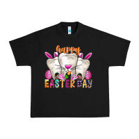 Black Happy Easter Urban Heavy Tee - CowhideDigitalArt