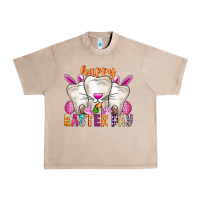 French Oak Happy Easter Urban Heavy Tee - CowhideDigitalArt
