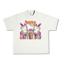 Pistachio Happy Easter Urban Heavy Tee - CowhideDigitalArt