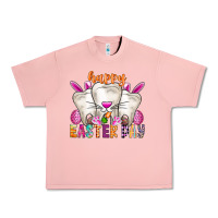 Salmon Happy Easter Urban Heavy Tee - CowhideDigitalArt