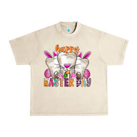 Sandshell Happy Easter Urban Heavy Tee - CowhideDigitalArt