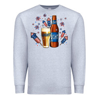 Heather Grey Just Here For The Light Premium Sweatshirt - Jasminsmagicworld