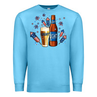 Ocean Blue Just Here For The Light Premium Sweatshirt - Jasminsmagicworld