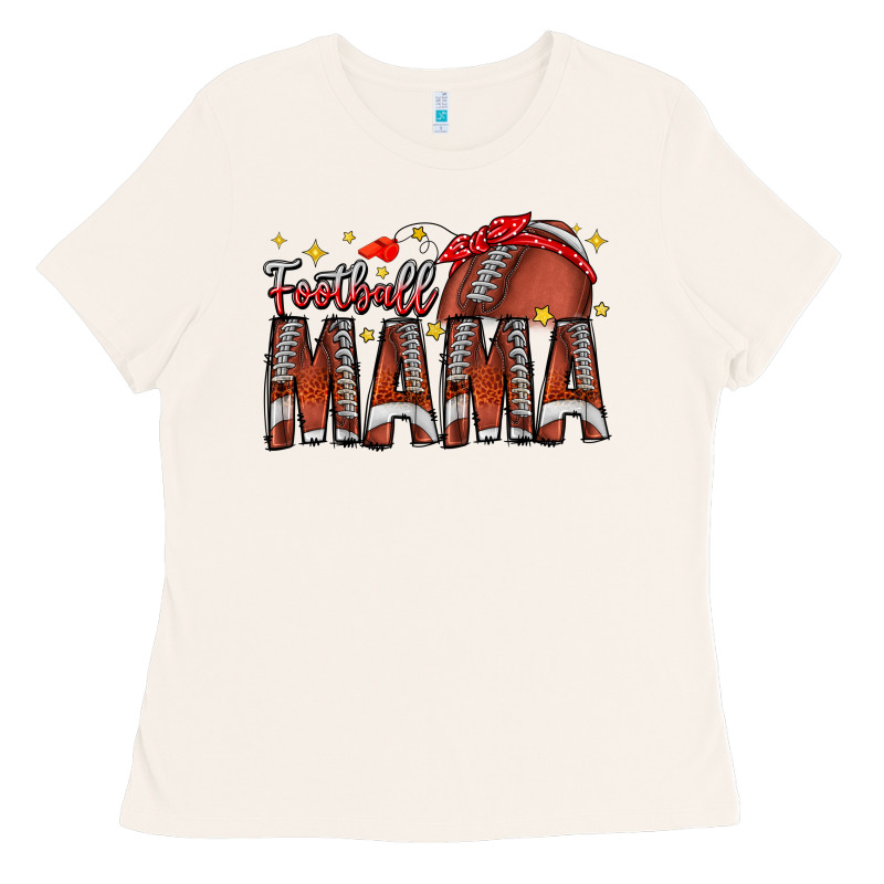Football Mama Ladies Tee by CowhideDigitalArt | Teevron