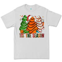 Dove Grey Tis' The Season Basketball Christmas Cakes Premium Tee - BundleAndBundleShop