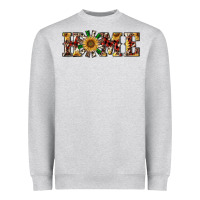 Heather Grey christmas home with windmill Heavyweight Sweatshirt - RanaPortraitStore