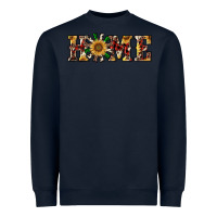 Navy christmas home with windmill Heavyweight Sweatshirt - RanaPortraitStore